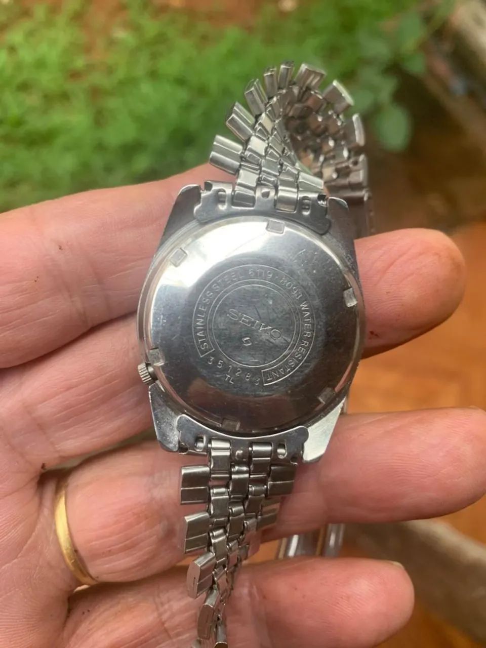 Relógio Seiko 5 Automático Vintage 6119-8093 Azul - Foto 3