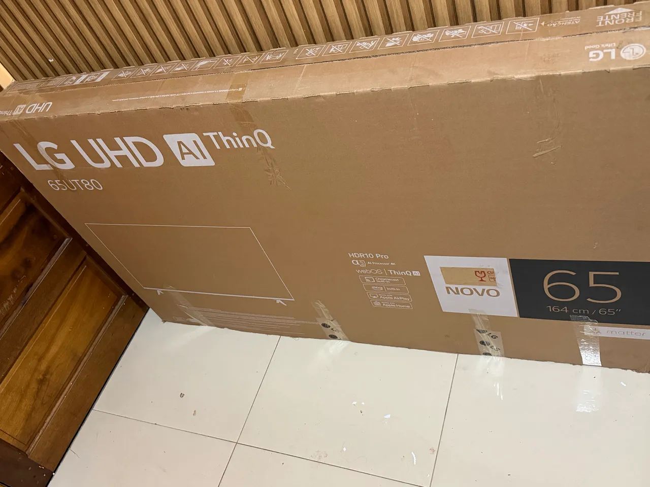 Tv smart 65 polegadas LG ultra 4k na caixa zera com vídeo game integrado  - Foto 4