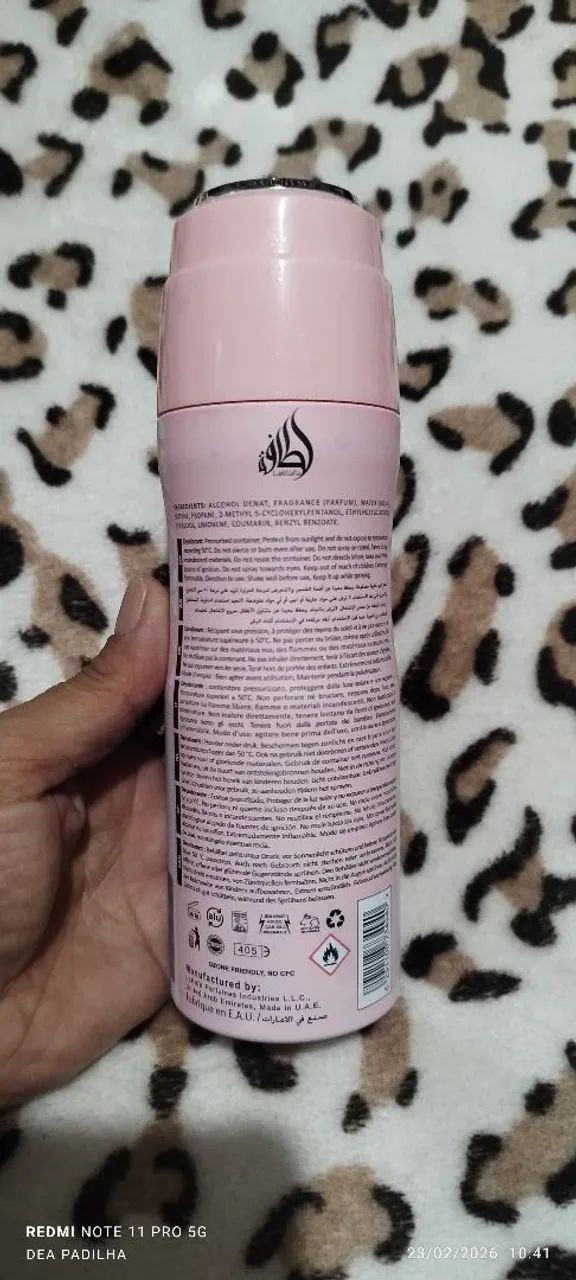 Lattafa Yara Árabe Desodorante Feminino 200ml - Foto 5