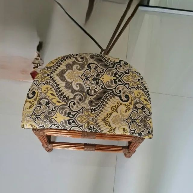 Cadeiras De Bambu Com Almofadas - Foto 3