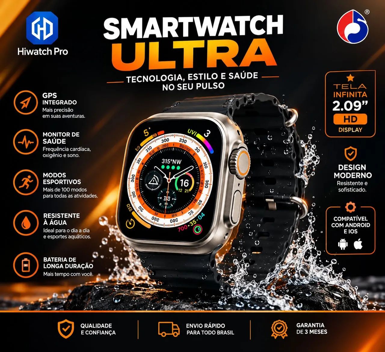 Smartwatch Ultra X8