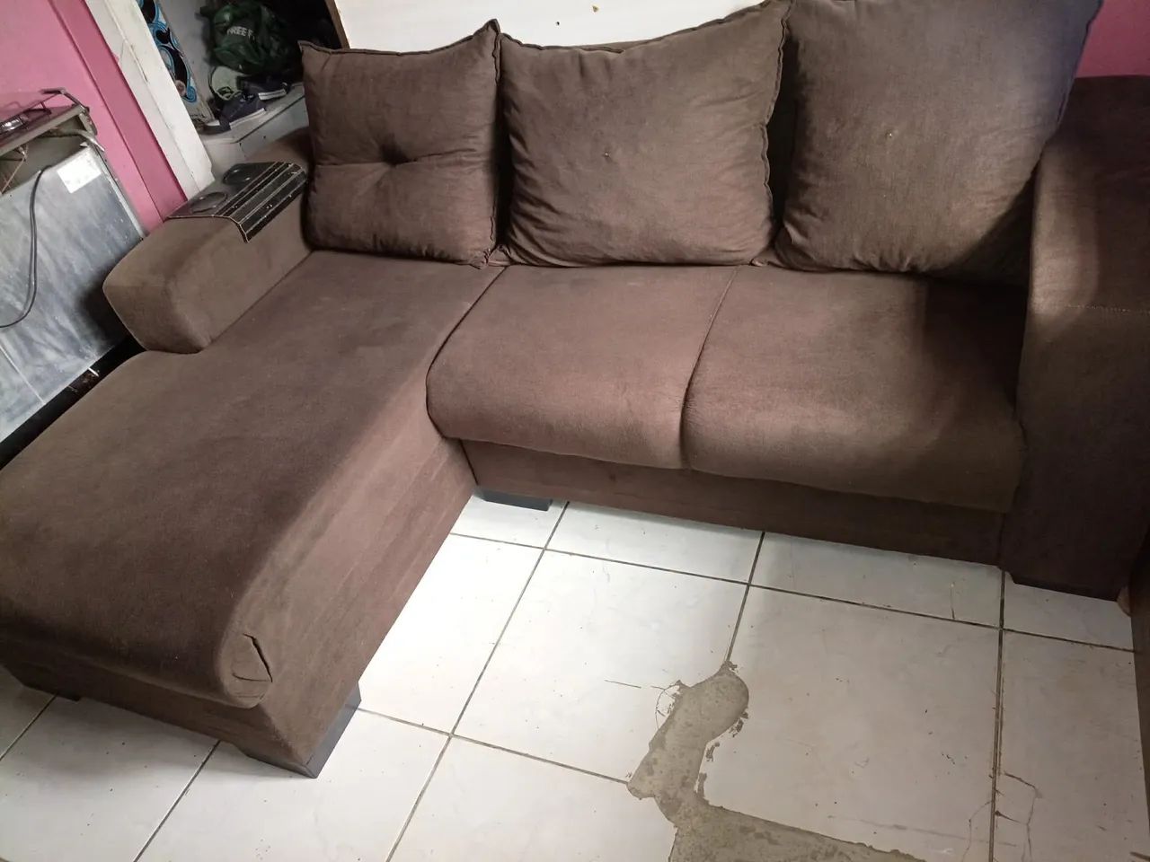 Sofá bem confortável  ENTREGO  - Foto 2