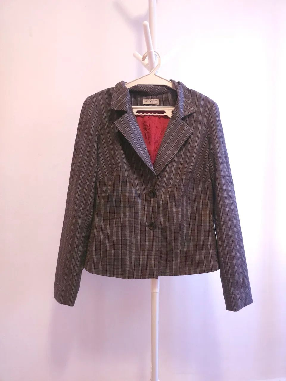 Blazer Cinza e vermelho tam 44