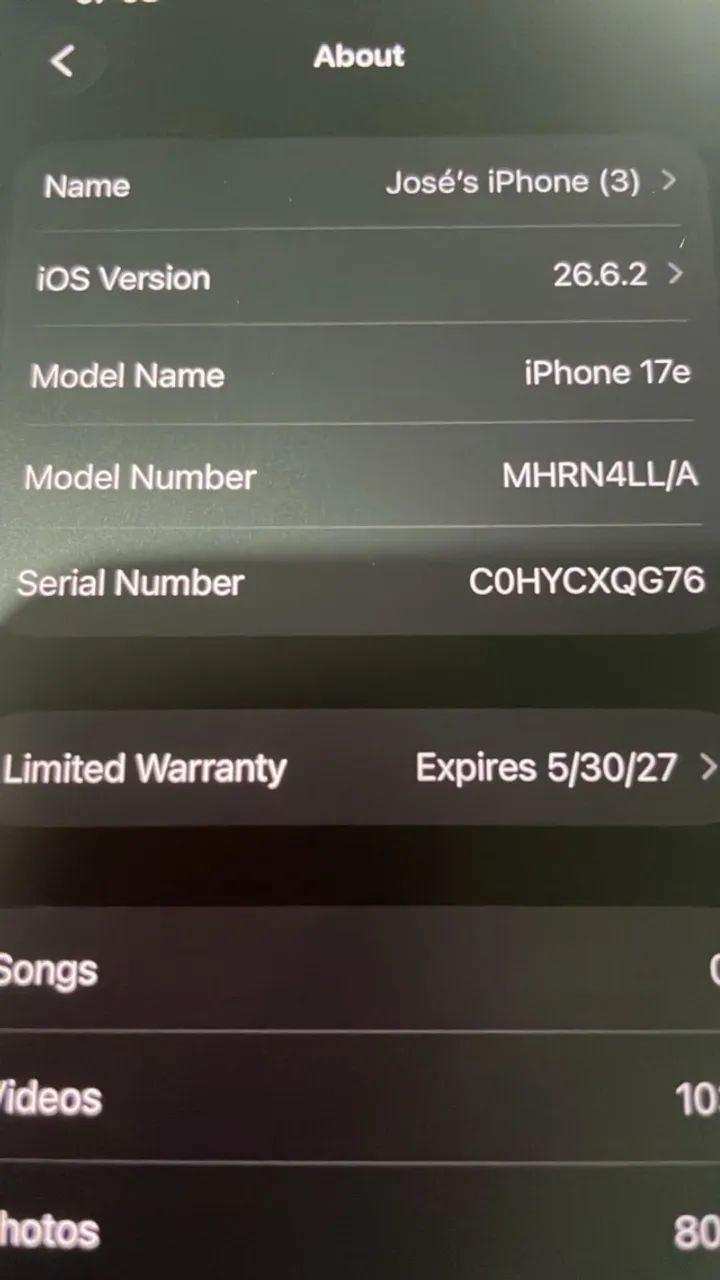 iPhone 17e 256GB Preto | Bateria 100% | Garantia Apple - Foto 3