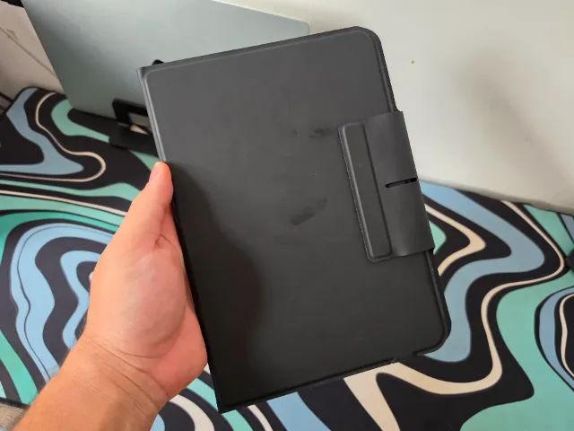 Capa Teclado Bluetooth Touchpad Galaxy Tab S7 S8 S9 S9 FE 11" Preto - Foto 4