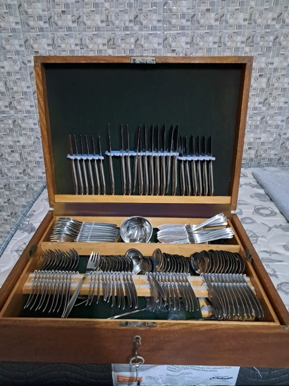 Faqueiro Hercules Linha Gelodur 130 peças - Foto 4