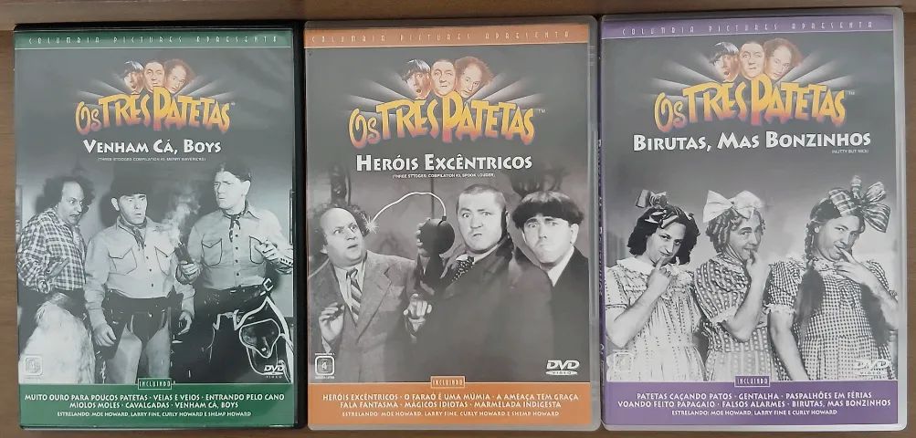 DVD - Lote 8 DVDs Os Três Patetas - Foto 2