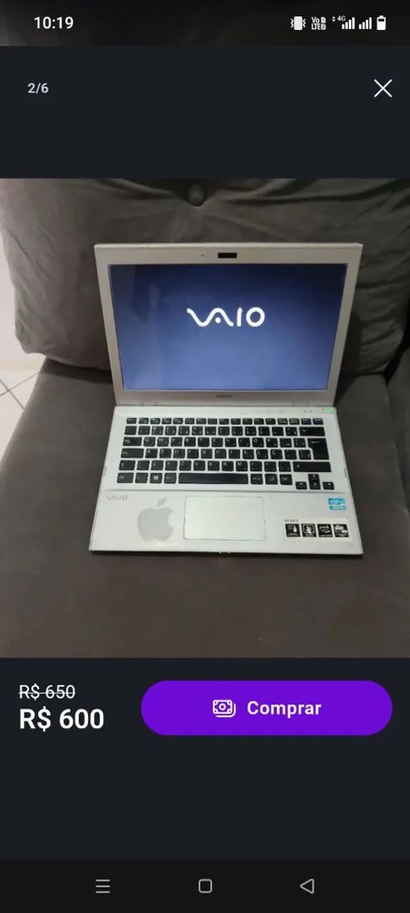 Notebook Sony Vaio i5 - Notebooks - Jardim das Acácias, São Paulo