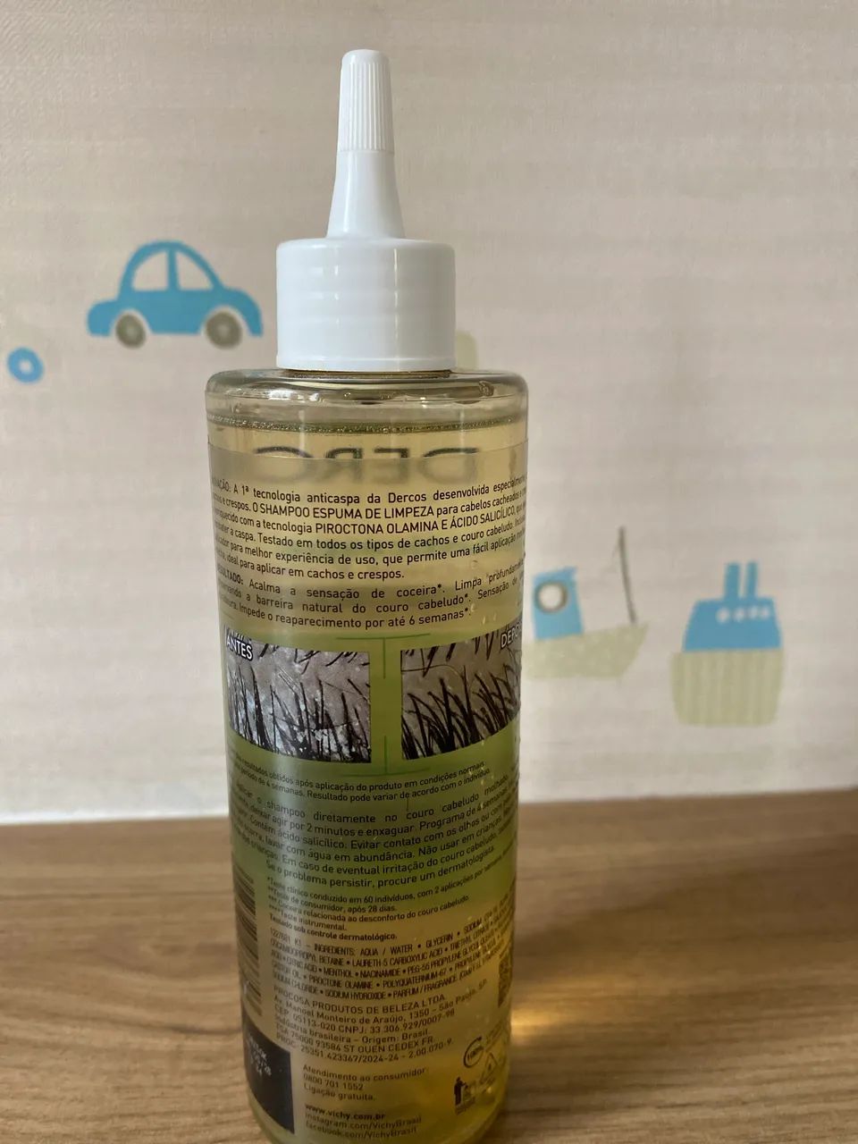 Shampoo espuma de limpeza DERCOS anticaspa cachos e crespos 200ml - Foto 2