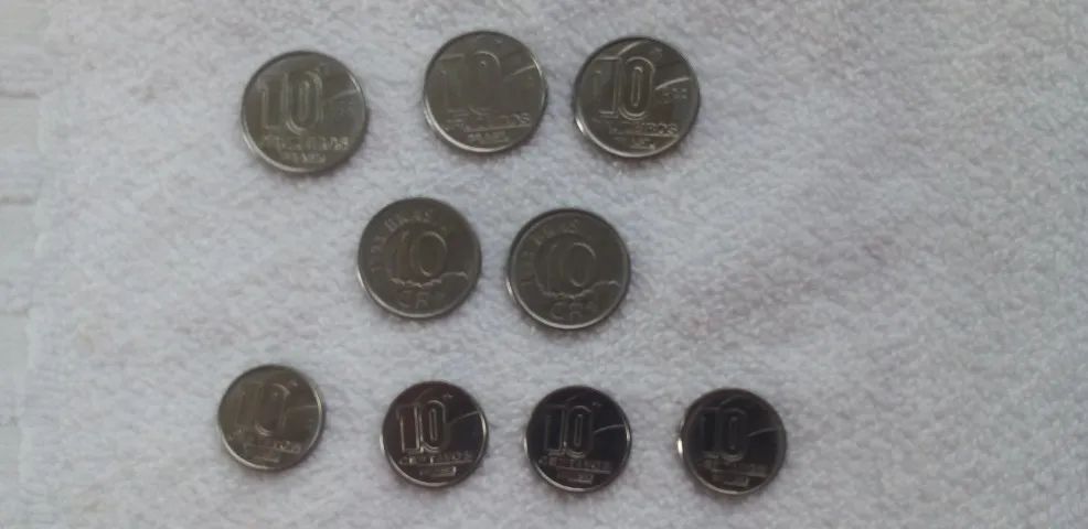 Moedas nacionais antigas.  - Foto 3