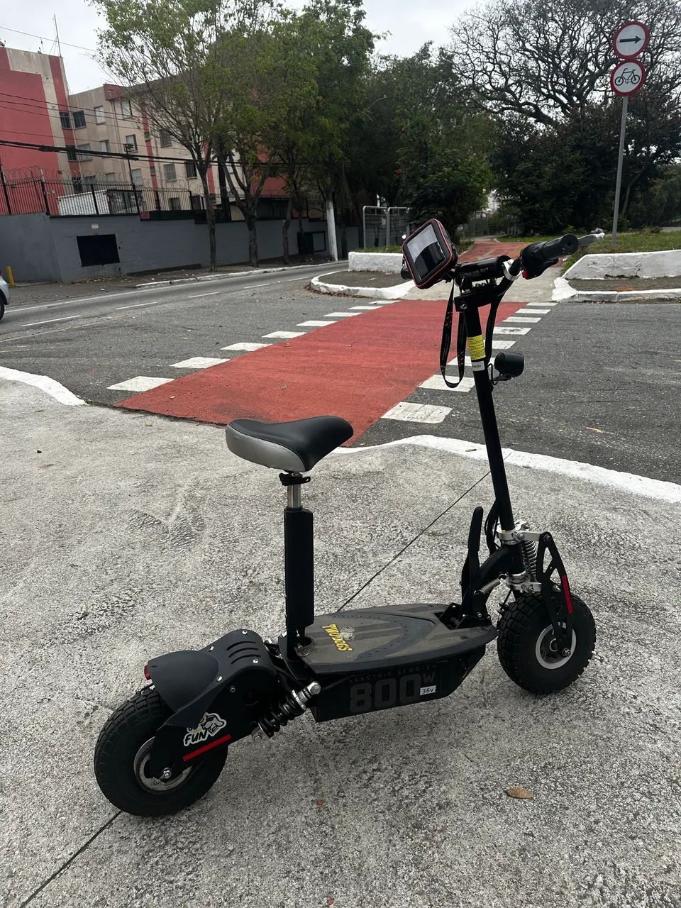 ? PATINETE ELÉTRICO 2 RODAS ? COM BANCO ?  ? - Foto 2