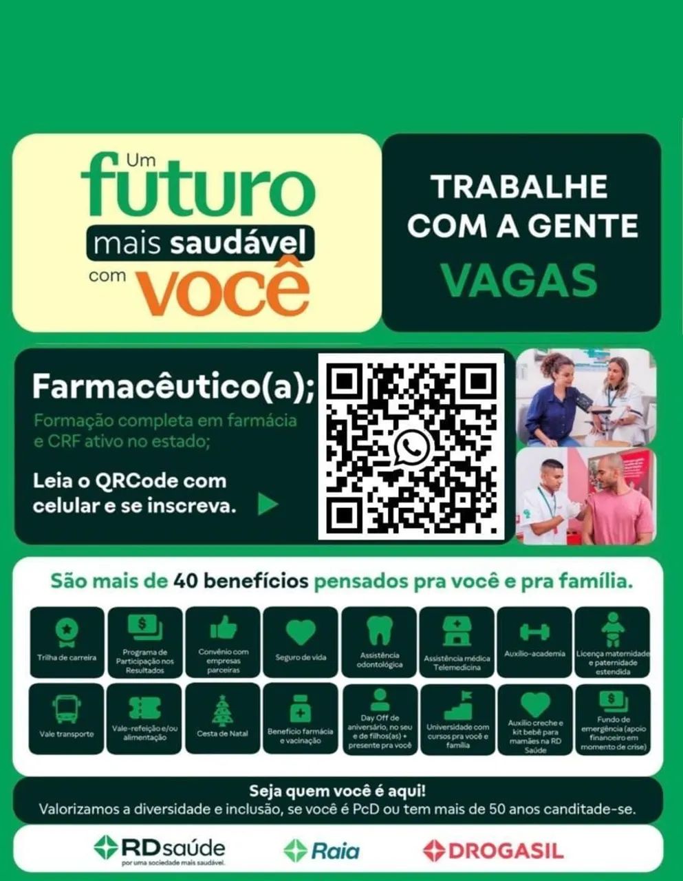 Contrata - se farmacêuticos (as) 