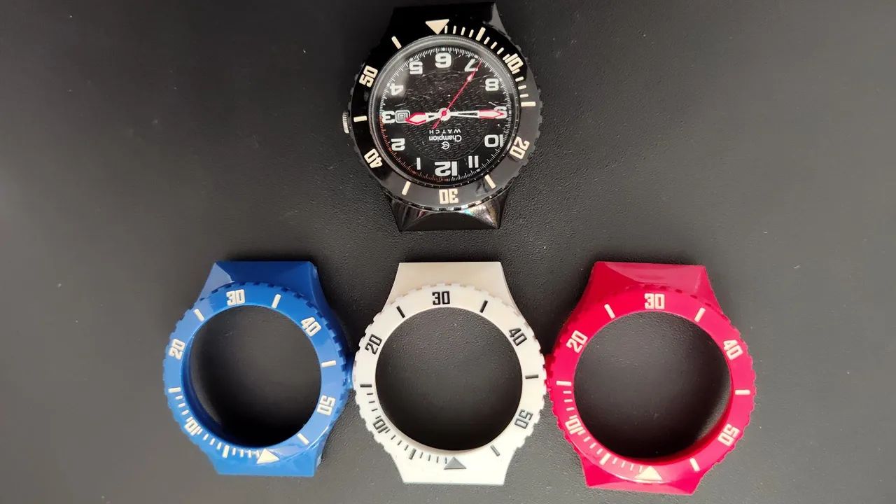 relógio Champion Watch (Caixa + 3 Aros, sem pulseiras)