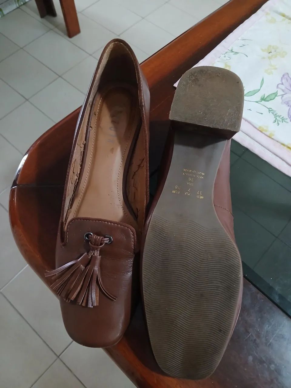 SAPATO MARROM N° 36 - Foto 2