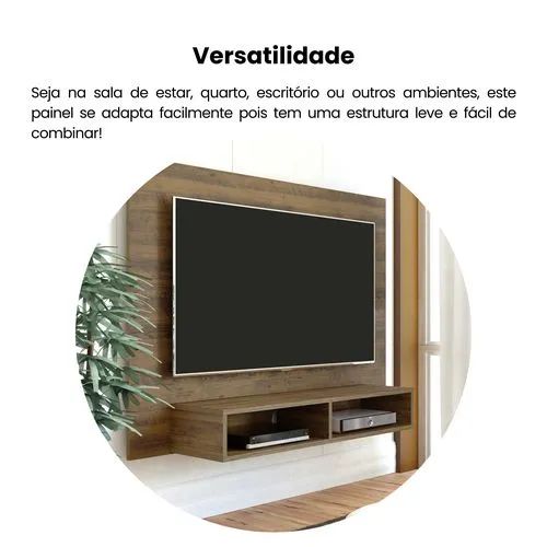 Painel Flash para TV até 42 Polegadas com Nicho - Artely - Pinho<br> - Foto 3
