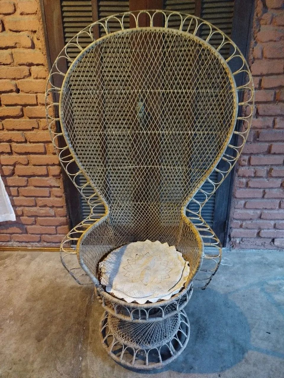 Cadeira de Vime Emanuelle (Pavão)