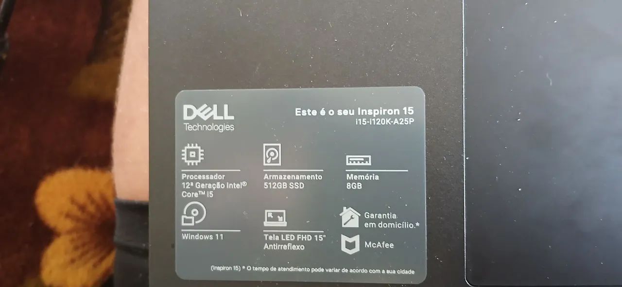 Notebook pouco usado