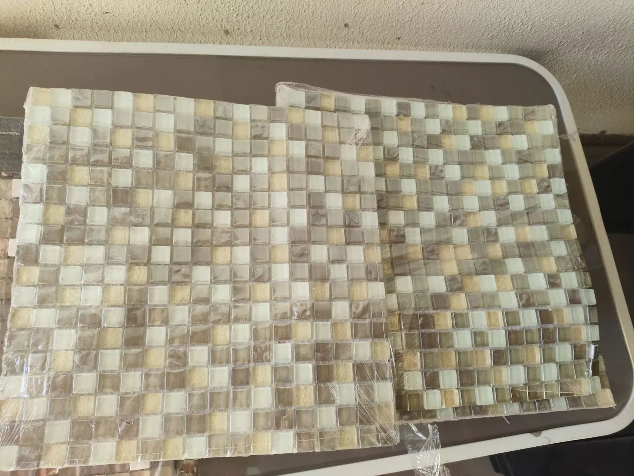 Pastilha de vidro para acabamento 
