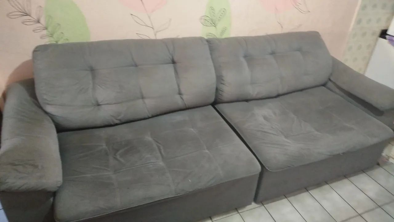 Sofá Retrátil e Reclinável 