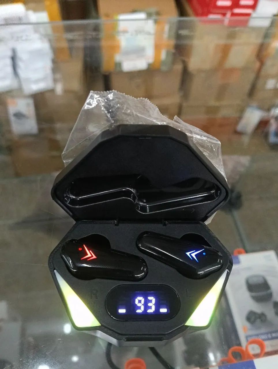 Fone de Ouvido Bluetooth "Estilo Gamer" Novo Lacrado  - Foto 6