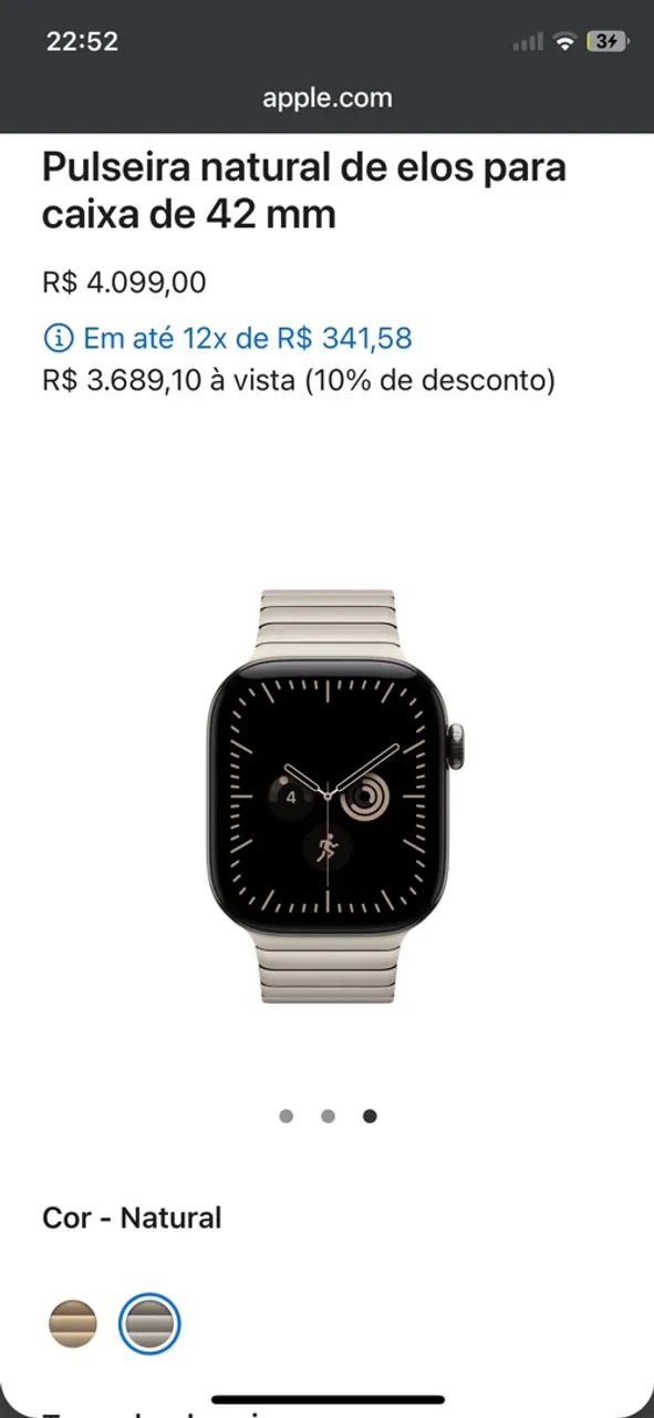 Pulseiras de elos americano Apple Watch  - Foto 5