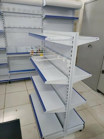 Gôndolas prateleiras direto da fábrica