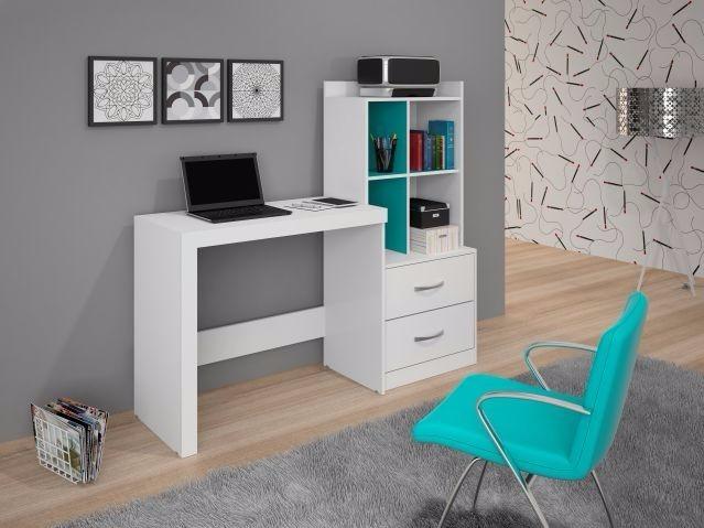 Mesa para computador com Estante 2 Gavetas Alana JCM Móveis