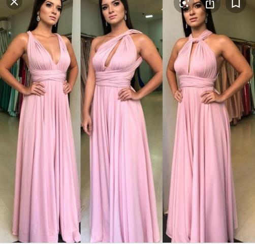 Vestido Multiformas Rosê