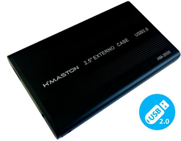 (NOVO) Case Gaveta Externa Para Hd Sata 2.5 Usb 2.0 H'Maston