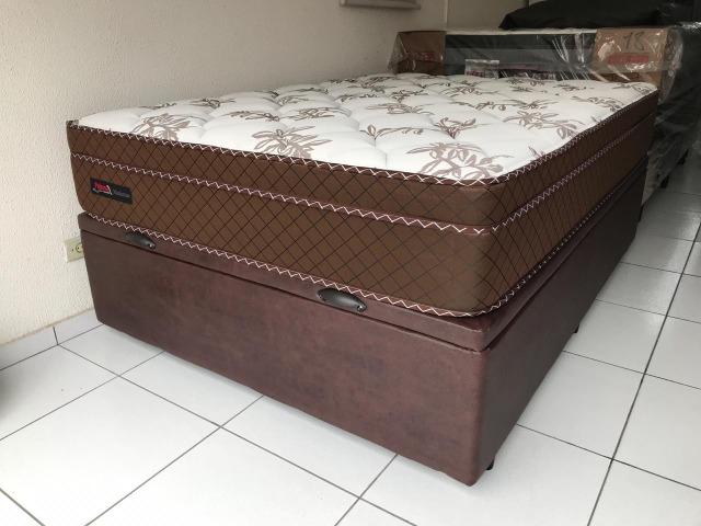 Cama Box Baú Casal + Colchão Palemax Molas Ensacadas - Pronta Entrega! - Foto 6