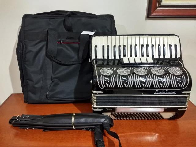 Acordeon Paolo Soprani 80 Baixos Luxo Italiana - Foto 2
