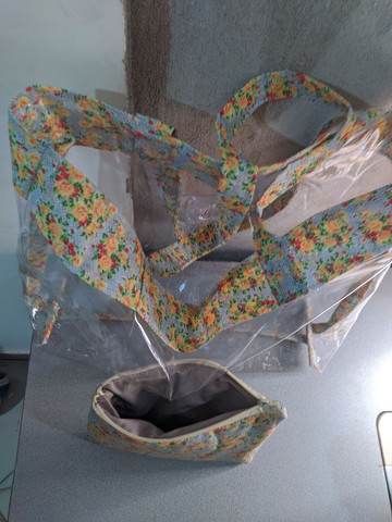 Bolsa de praia mais bolsinha para documentos - Foto 5