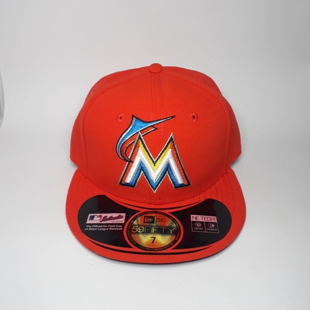 boné new era Miami Marlins - 59fifty - fechado - Mlb - 5950 - fitted 