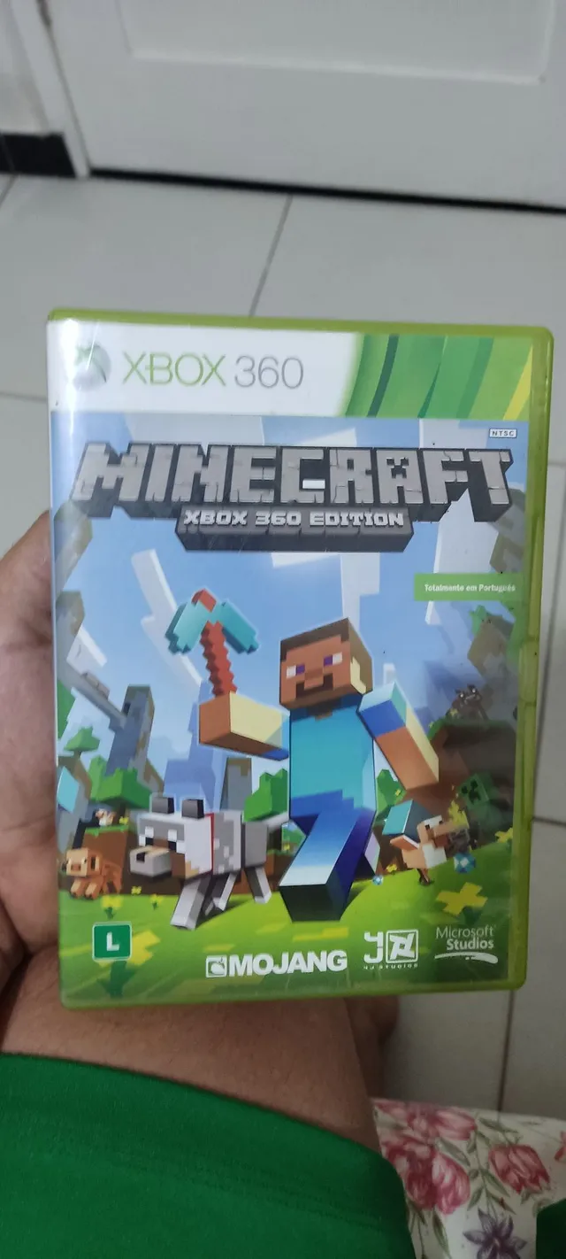 JOGO MINECRAFT EDITION ORIGINAL ( XBOX 360) - Desapegos de Roupas quase  novas ou nunca usadas para bebês, crianças e mamães. 1235653