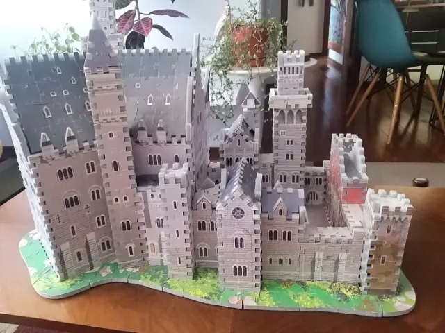 Quebra-cabeça 1000 Peças Castelo Neuschwantein - Colorido