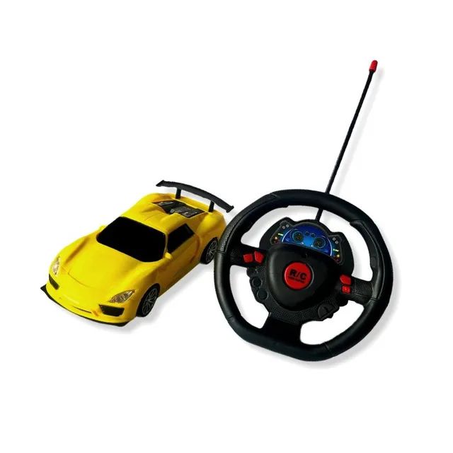 Carrinho Controle Remoto Grande Super Carro Policia Sport