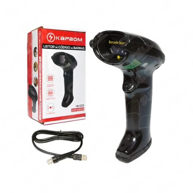 Leitor De Código De Barras Kapbom Kap-sm550 Com Fio ( pronta entrega ) - Foto 2