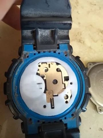 relógio casio GA 100 Preto e azul  - Foto 4
