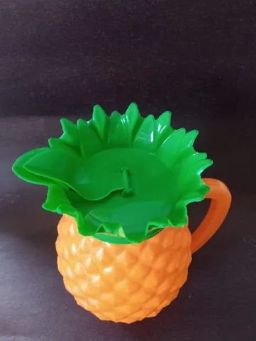 Antiga jarra para suco em formato de abacaxi - Foto 3