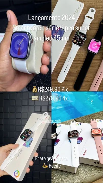 Smartwatch série 9 pro 45mm w99+