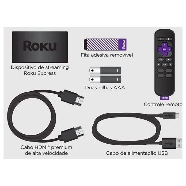 ROKU EXPRESS STREAMING PLAYER FULL HD CONVERSOR SMART TV DSX<br>ROKU EXPRESS | STREAMING - Foto 6