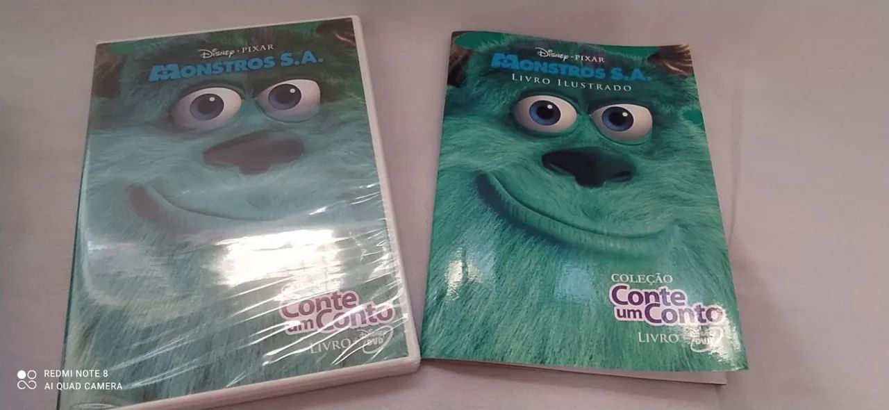 Dvd + Livro Monstros S.A. Coleção Conte um Conto Disney Colecionador  - Foto 4