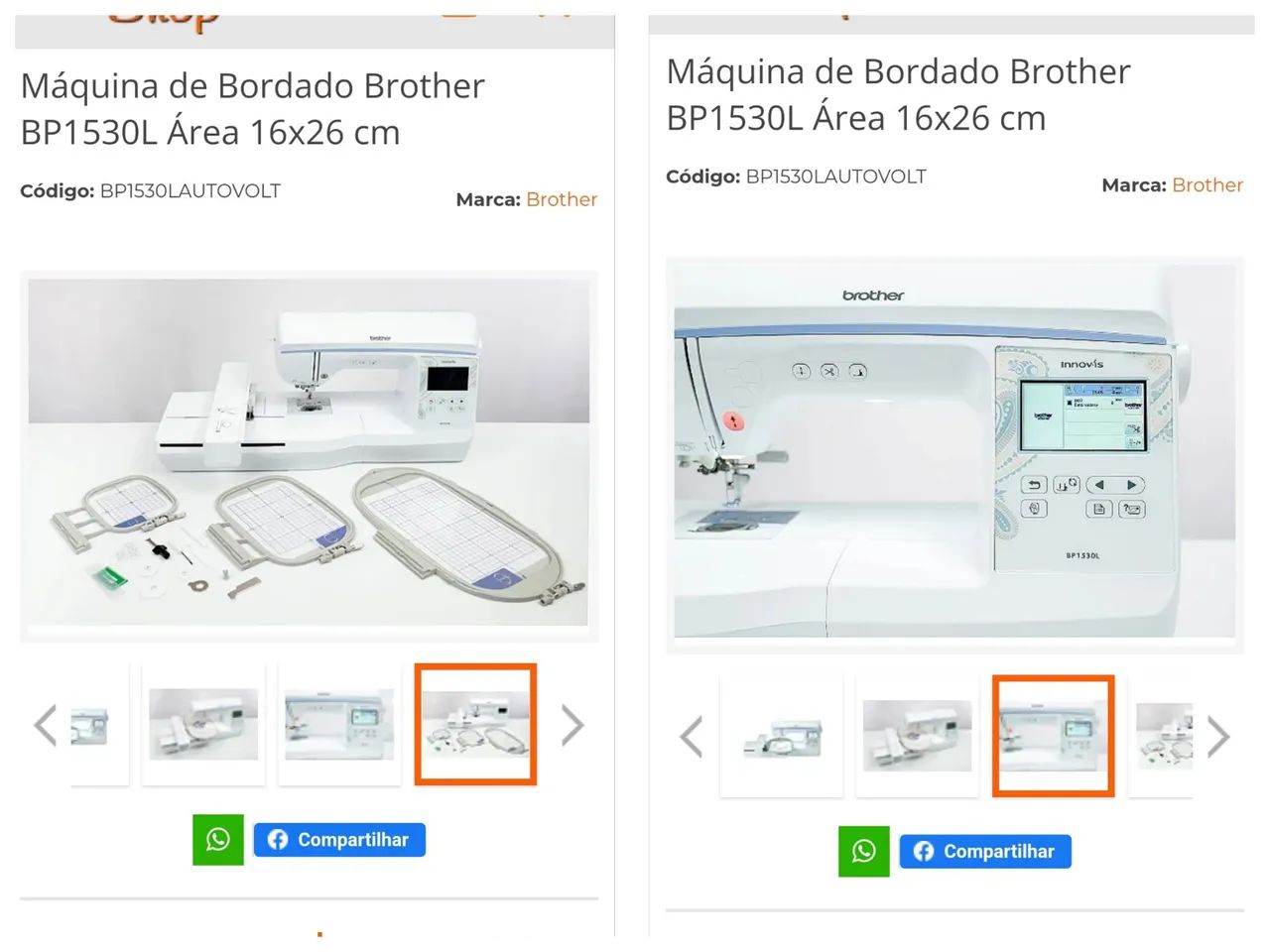 Máquina de bordar Brother 