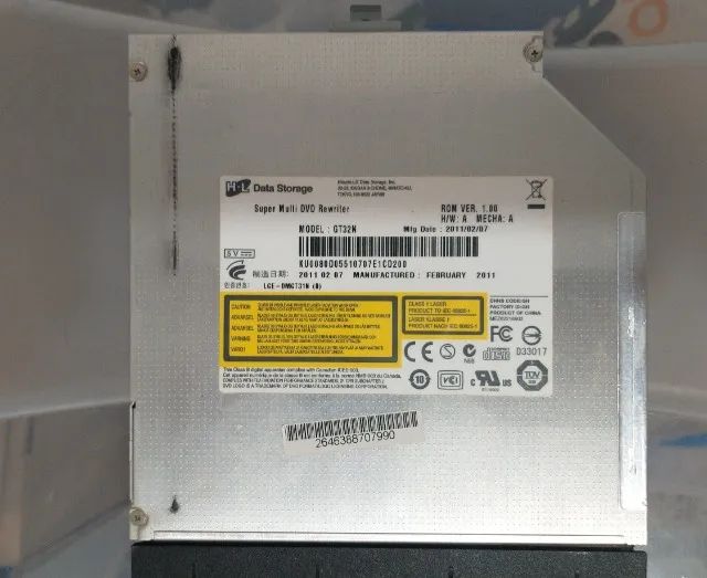 Drive gravador acer 5750 dvd cd