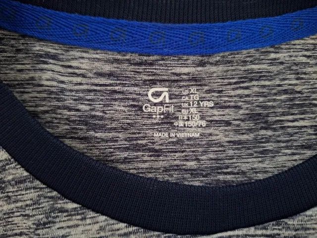 Camiseta Infantil Gap Fit Manga Longa Original - Foto 4