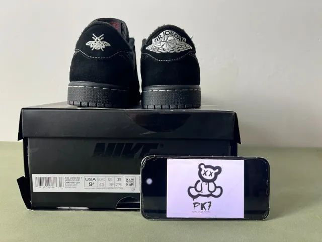 Jordan Low x Travis Scott Black Phantom - Foto 2