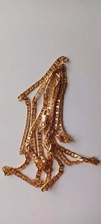 Conjunto de colar e pulseira masculina - Foto 3