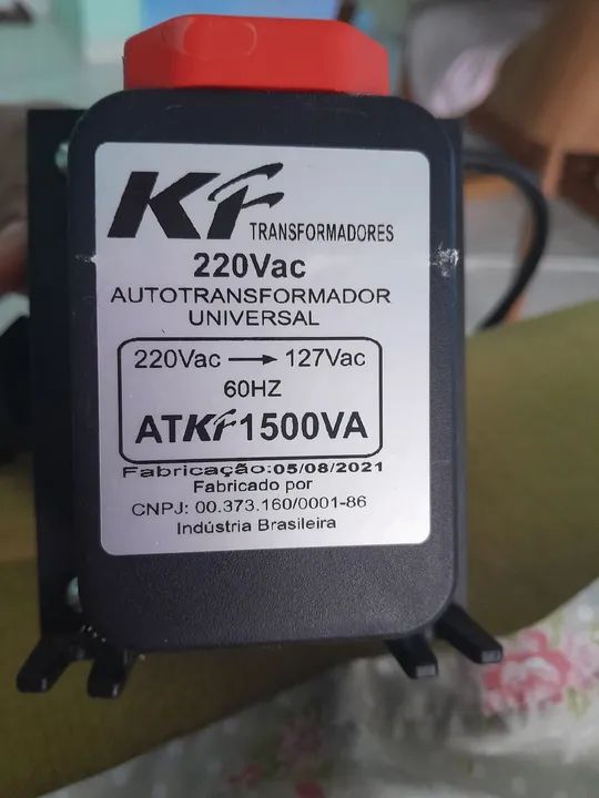 Transformador de energia 220v pra 120 e vice versa - Foto 3