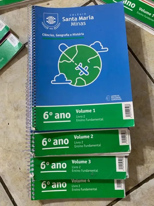 Livros Didáticos 6º Ano, edição 2023 - Bernoulli/Santa Maria 