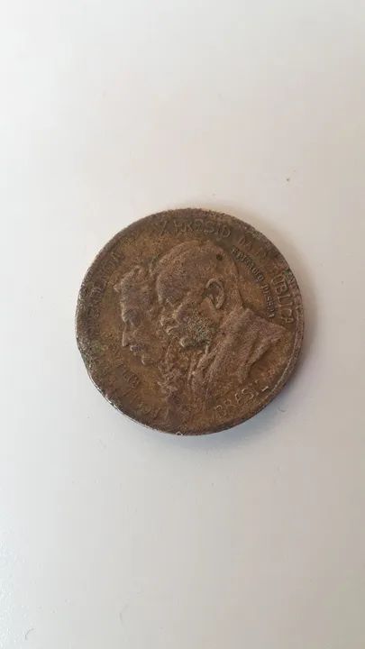 MOEDA ANTIGA RARIDADE CENTENÁRIO  - Foto 5